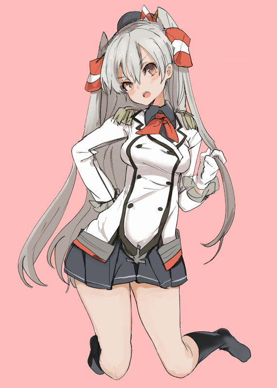 1girl, agu, amatsukaze_(kantai_collection), bangs, black_legwear, blush, epaulettes, gloves
