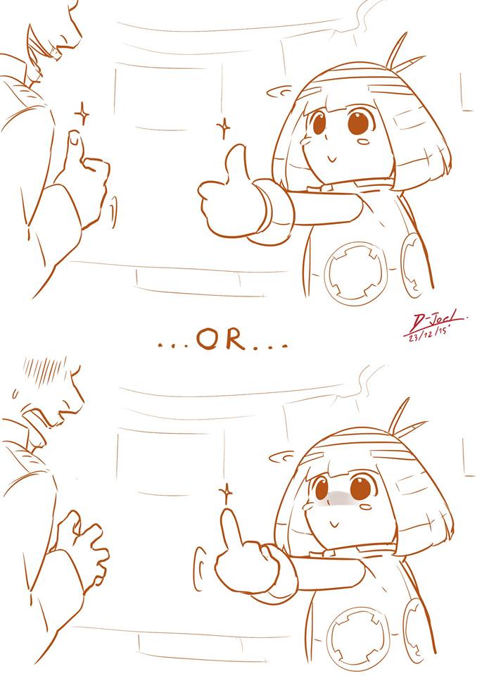 :>, bb-8, blush_stickers, d-joel, dated, facial_hair, finn_(star_wars), labcoat