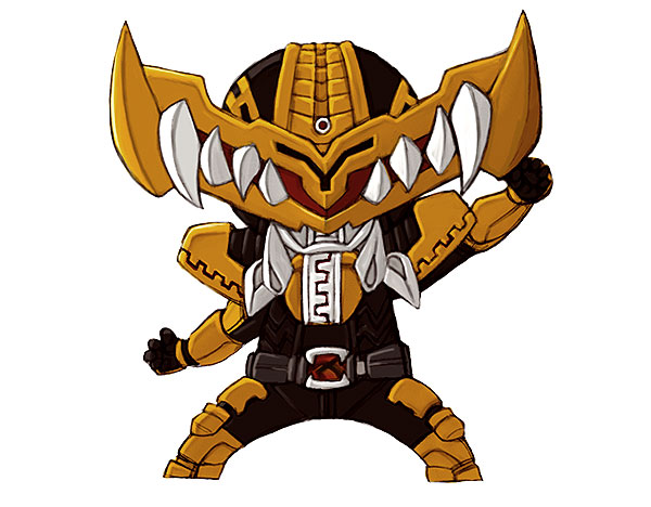 chibi, kamen_rider, kamen_rider_den-o_(series), kamen_rider_gaoh, kaos, teeth