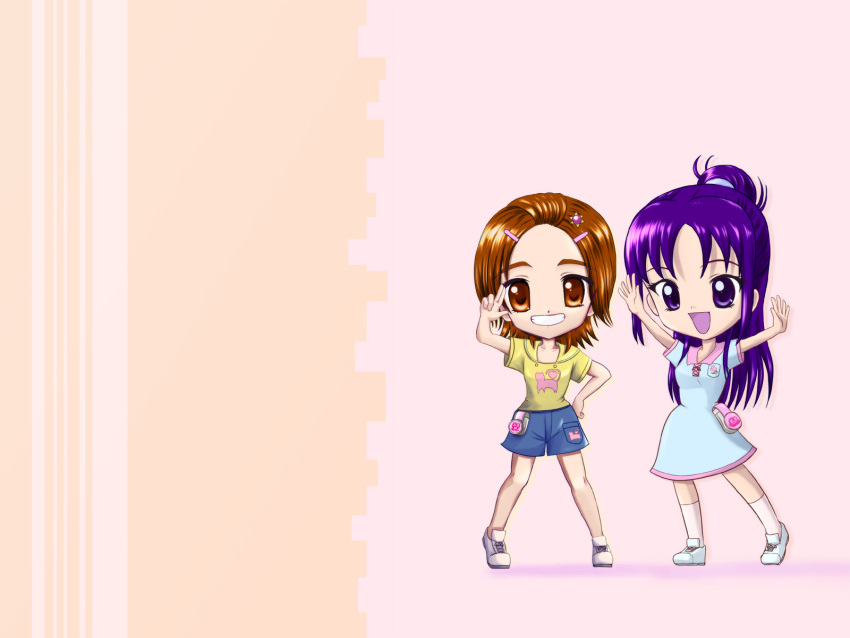 blockice, chibi, futari_wa_pretty_cure_splash_star, hyuuga_saki, mai_mishou_mai, tagme