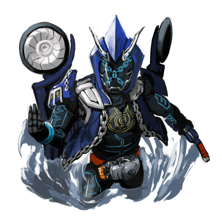 1boy, belt, commentary_request, horns, kamen_rider, kamen_rider_ghost_(series), kamen_rider_specter, male, solo, taka_rider13
