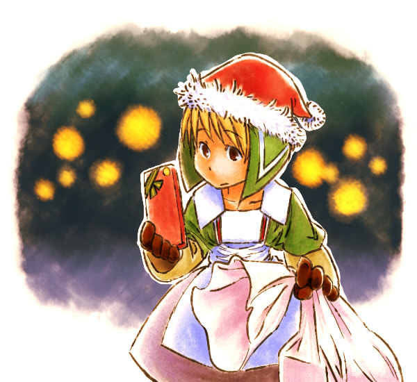 1girl, blonde_hair, chemist_(fft), final_fantasy, final_fantasy_tactics, gloves, hat, narutaki_(kurokabe)