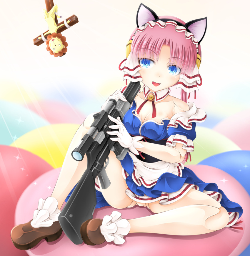 b.u.e.r., boldcats, clarion, commentary_request, cyborg, doll_joints, gun, highres