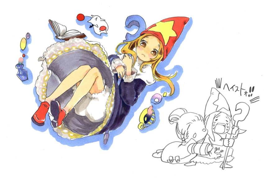 2girls, arithmetician_(fft), blonde_hair, final_fantasy, final_fantasy_tactics, jolin0323, long_hair, multiple_girls