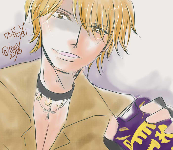 1boy, artist_request, asakura_takeshi, choker, fingerless_gloves, gloves, kamen_rider, kamen_rider_ouja