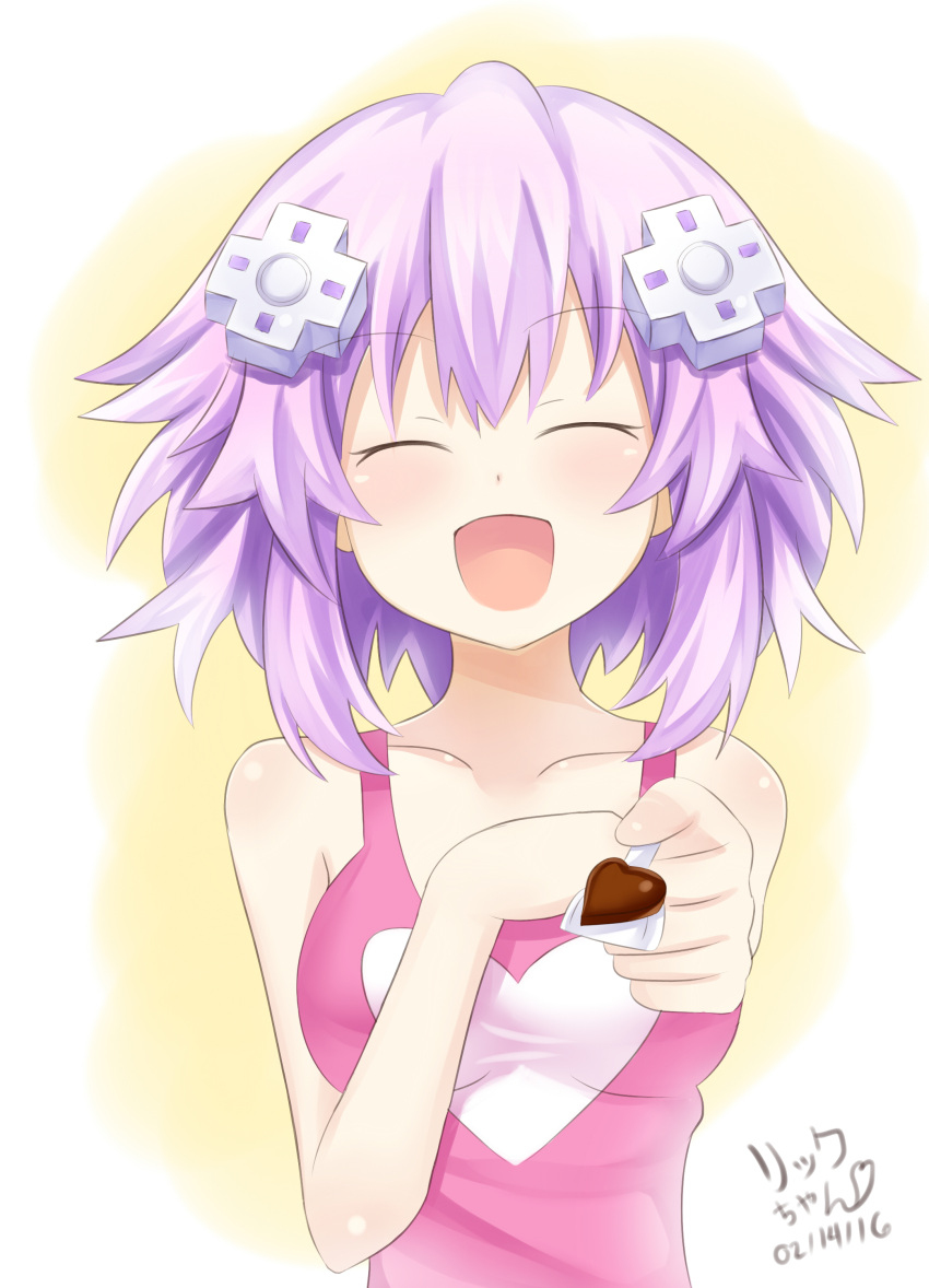 1girl, absurdres, blush, chocolate, chocolate_heart, d-pad, hair_ornament, heart