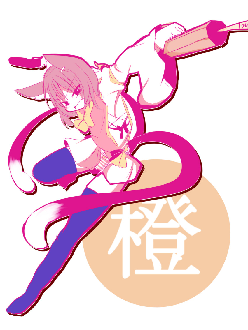 1girl, alternate_costume, angry, animal_ears, bow, brown_hair, cat_ears, cat_tail