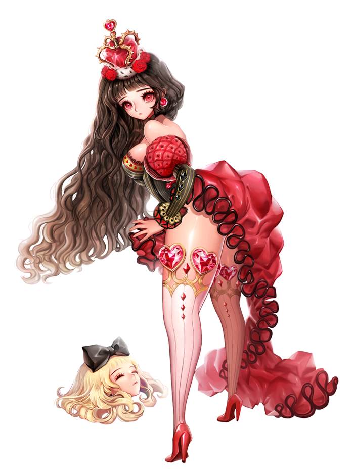 2girls, alice_(wonderland), alice_in_wonderland, bad_anatomy, blonde_hair, bow, brown_hair, candlefish