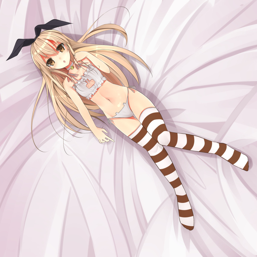 1girl, :o, bell, bell_choker, blonde_hair, breasts, cat_cutout, cat_ear_panties