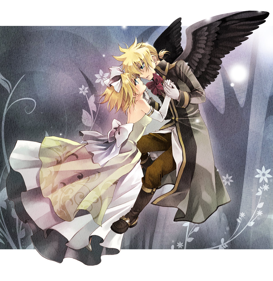 blonde_hair, blue_eyes, boots, coat, dress, elbow_gloves, elmou, gloves