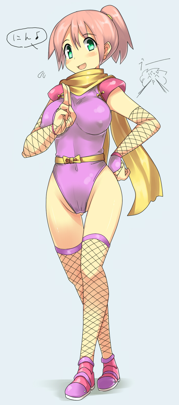 1girl, ^q^, alternate_hairstyle, blush, breasts, covered_navel, final_fantasy, final_fantasy_v