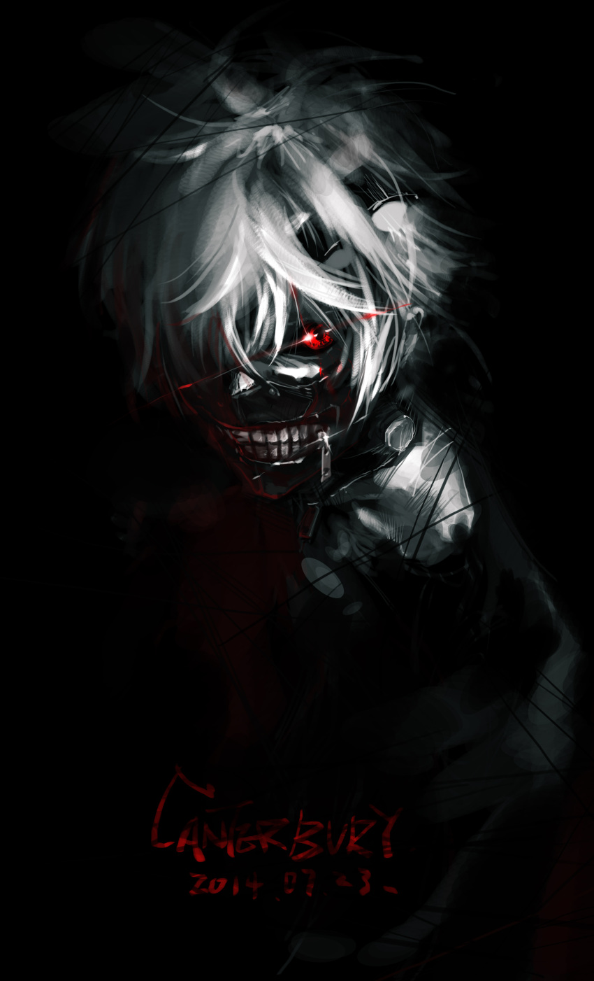 18750931225_(expsyche), 1boy, absurdres, black_background, glowing, glowing_eyes, hair_over_one_eye, highres