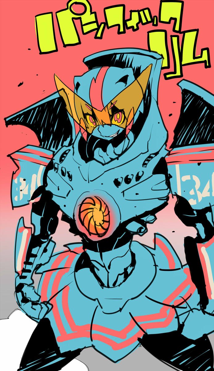 armor, commentary_request, gipsy_danger, highres, looking_at_viewer, multicolored_hair, pacific_rim, personification