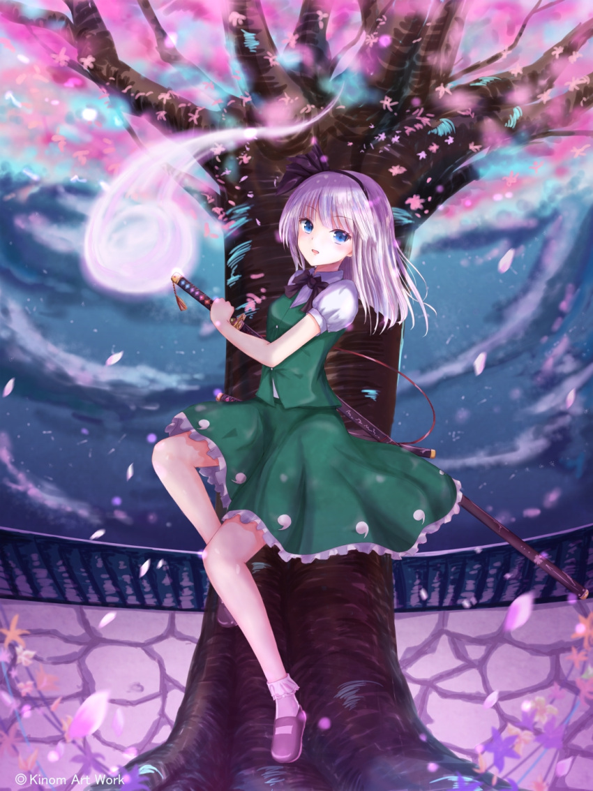 1girl, alternate_hairstyle, artist_name, bare_legs, black_bow, black_bowtie, blue_eyes, bobby_socks