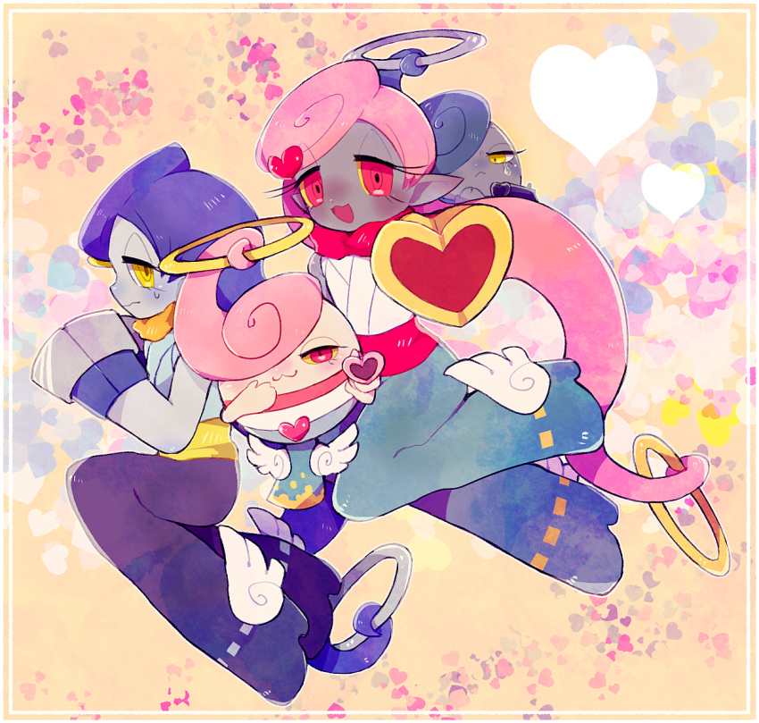 :3, casanono, casanuva, character_request, cupistol, frown, hair_over_one_eye, heart