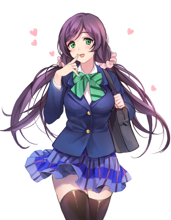 1girl, blazer, blush, bow, breasts, green_eyes, ice_(ice_aptx), long_hair