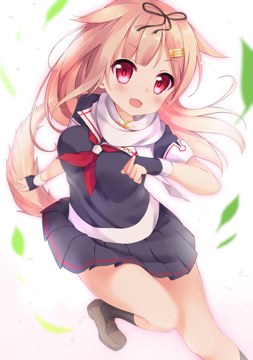 1girl, absurdres, blonde_hair, ezoshika_gg, hair_ornament, hairclip, highres, kantai_collection
