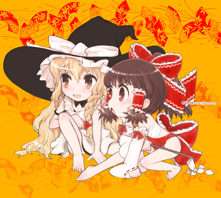 >:o, :o, angry, bad_id, barefoot, blonde_hair, braid, brown_hair