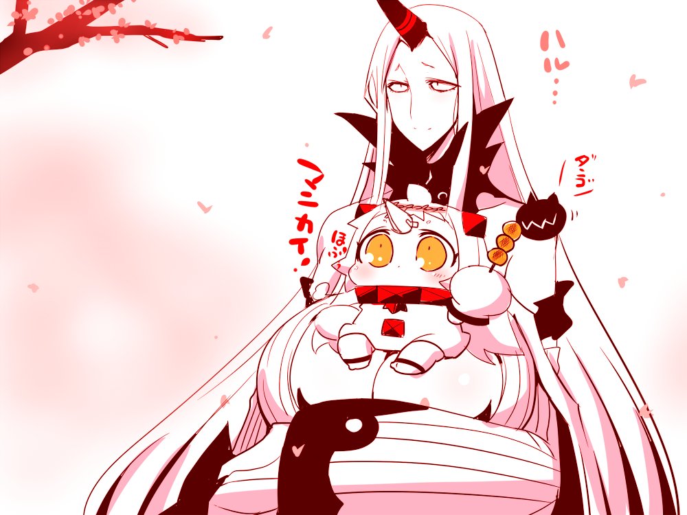 branch, breast_hold, breasts, claws, cleavage, cleavage_cutout, commentary_request, dango