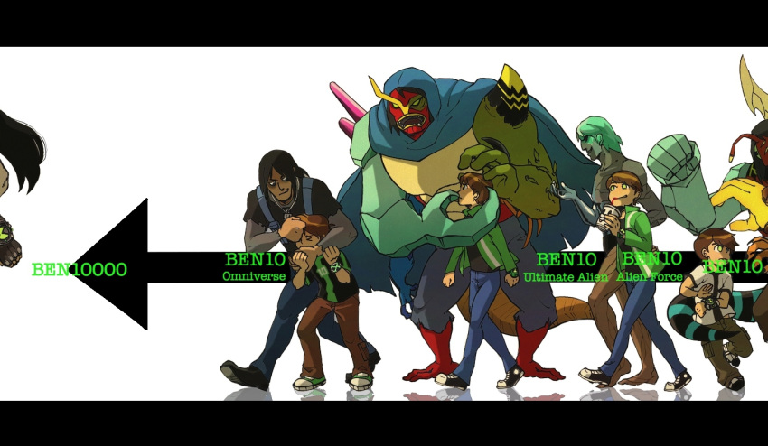 >_<, 2boys, age_progression, bags_under_eyes, ben_10, ben_10:_alien_force, ben_10:_omniverse, ben_10:_ultimate_alien