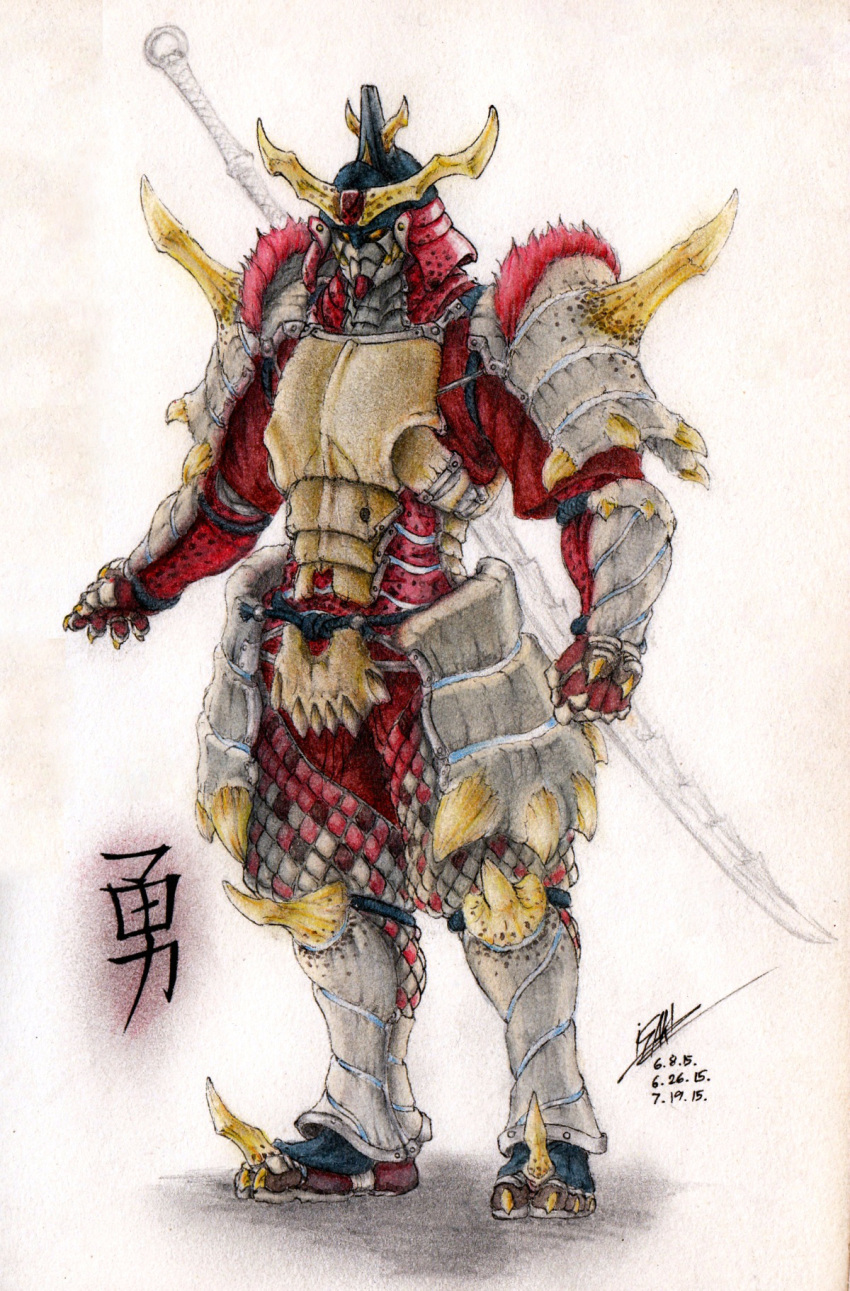 1boy, armor, brave_the_hard, choujigen_game_neptune, crossover, helmet, highres, isaki_tanaka