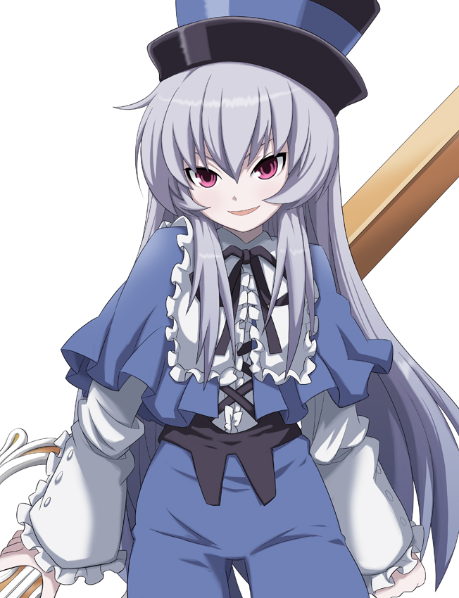 aka_(pixiv), cosplay, frills, hat, long_hair, purple_eyes, rozen_maiden, scissors