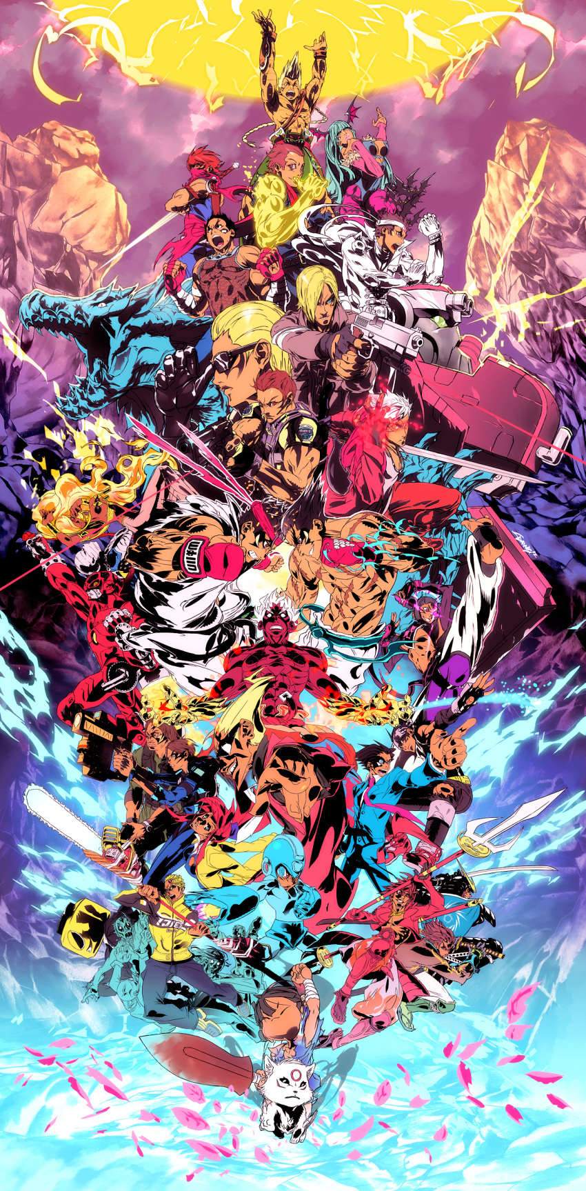 absurdres, albert_wesker, asura, asura's_wrath, bat_print, blodia, capcom, captain_commando