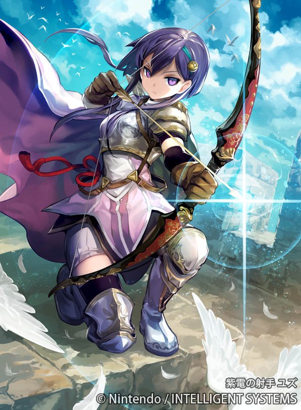 1girl, armor, arrow, bell, bird, boots, bow_(weapon), cape