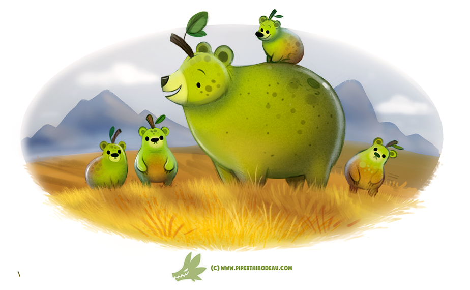 :<, black_eyes, closed_mouth, creature, cryptid_creations, family, field, food