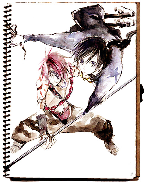 bad_id, black_hair, eyepatch, gijino, jay, male, moses_sandor, multiple_boys