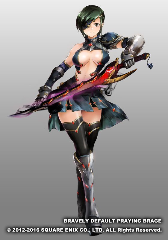 1girl, 2012, 2016, arm_up, armor, armored_boots, asymmetrical_clothes, bangs