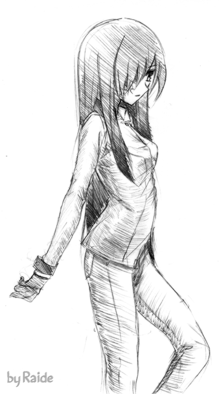 1girl, artist_name, formal, gloves, hair_over_one_eye, ikezawa_hanako, katawa_shoujo, long_hair