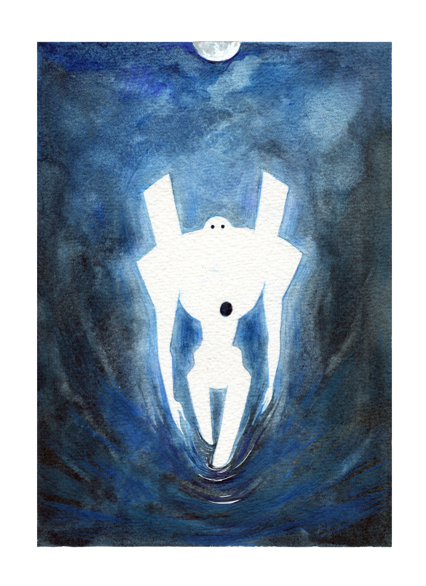 absurdres, adam_(evangelion), angel_(evangelion), core, faux_traditional_media, glowing, highres, neon_genesis_evangelion