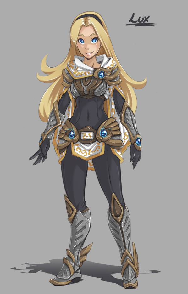 1girl, armor, armored_boots, blonde_hair, blue_eyes, bodysuit, boots, breastplate