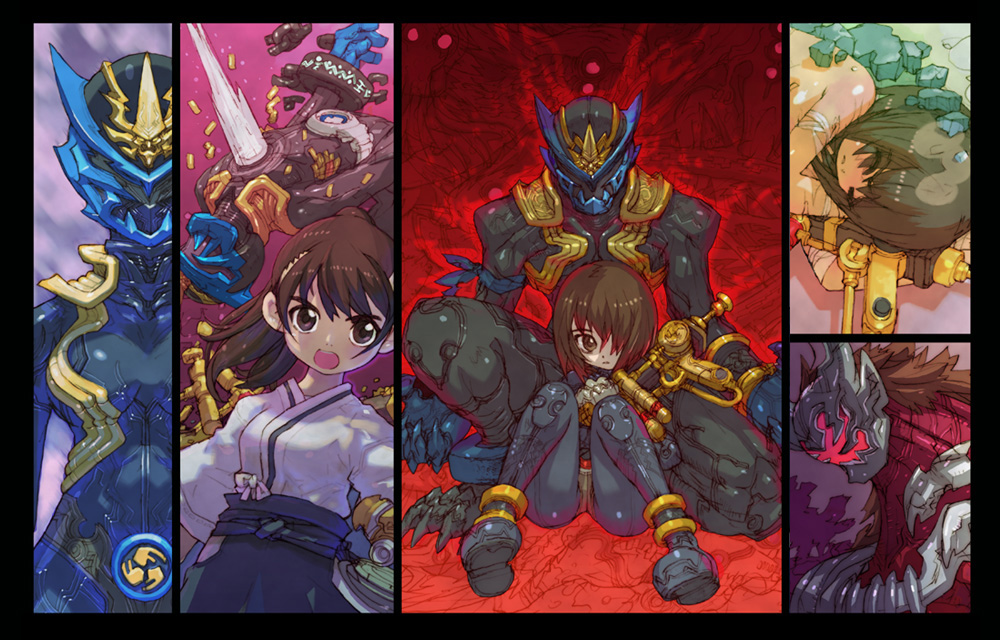 gyuuki, gyuuki_(makamou), kamen_rider, kamen_rider_amaki, kamen_rider_dcd, kamen_rider_decade_(series), kamen_rider_hibiki_(series), kamen_rider_ibuki