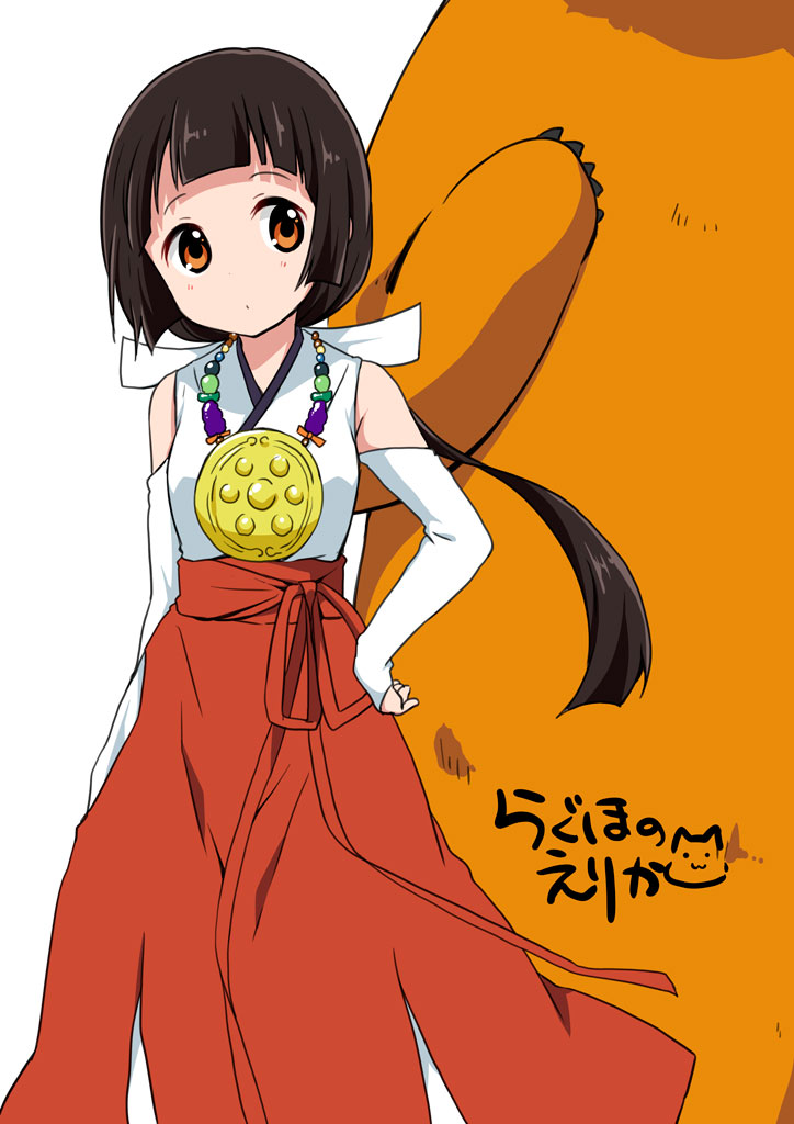 1girl, amayadori_machi, animal, arm_behind_back, bangs, bare_shoulders, bear, blunt_bangs