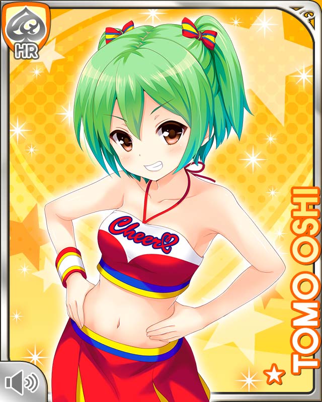 1girl, bangs, bare_arms, bare_shoulders, bow, brown_eyes, card_(medium), character_name
