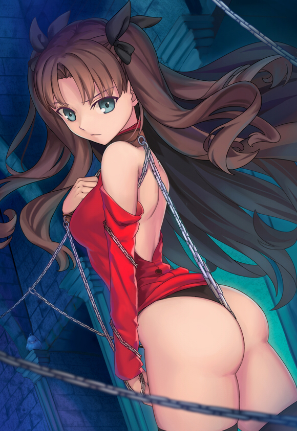 1girl, animal, artist_self-insert, ass, back, bangs, bare_shoulders, bdsm