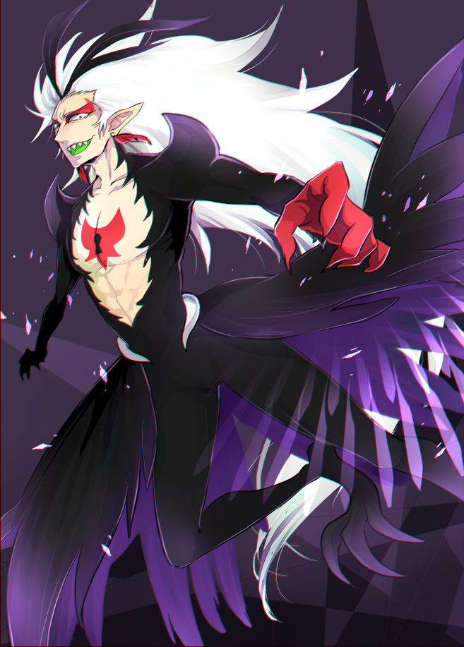 1boy, abs, antenna_hair, black_hair, bodysuit, close_(go!_princess_precure), eyeshadow, full_body