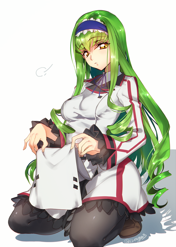 1girl, c.c., cecilia_alcott, cecilia_alcott_(cosplay), code_geass, cosplay, creayus, drill_hair