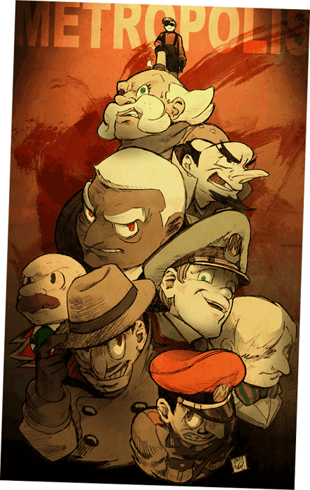 2011, 6+boys, bow, bowtie, character_request, copyright_name, dated, facial_hair