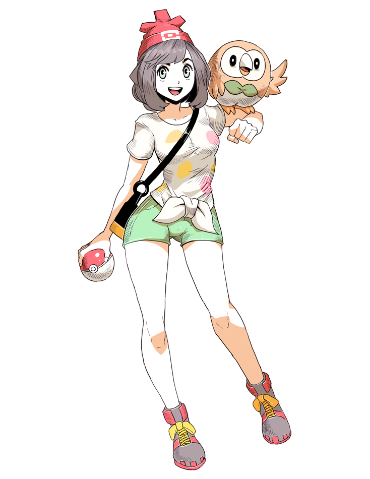 1girl, beanie, female_protagonist_(pokemon_sm), genzoman, hat, mizuki_(pokemon), pokemon, pokemon_(game)