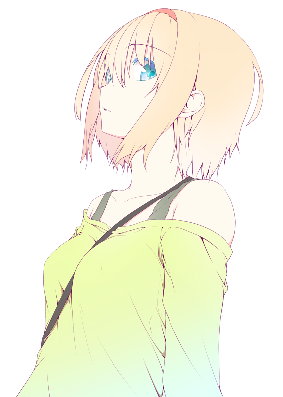 1girl, alice_margatroid, bare_shoulders, blonde_hair, blue_eyes, collarbone, hairband, long_sleeves