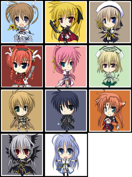 alph, bardiche, chibi, chrono_harlaown, fate_testarossa, graf_eisen, hammer, klarer_wind
