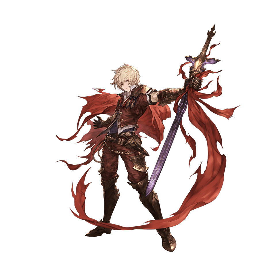 1boy, albert_(granblue_fantasy), armor, blonde_hair, granblue_fantasy, looking_at_viewer, male_focus, official_art, red_eyes, solo