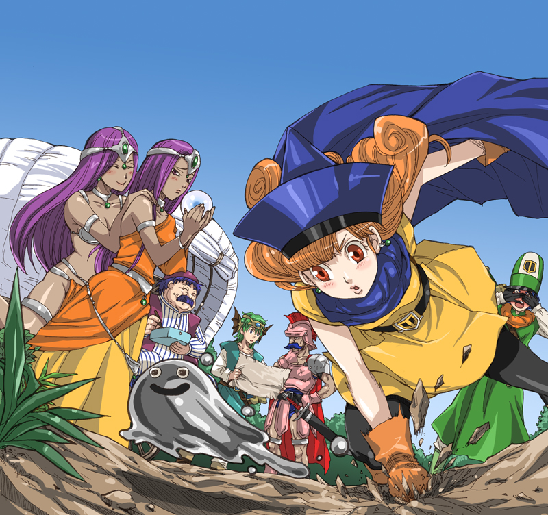 alena_(dq4), bad_id, blush, cape, clift, coco-nattou, coco_(nattou), crystal_ball