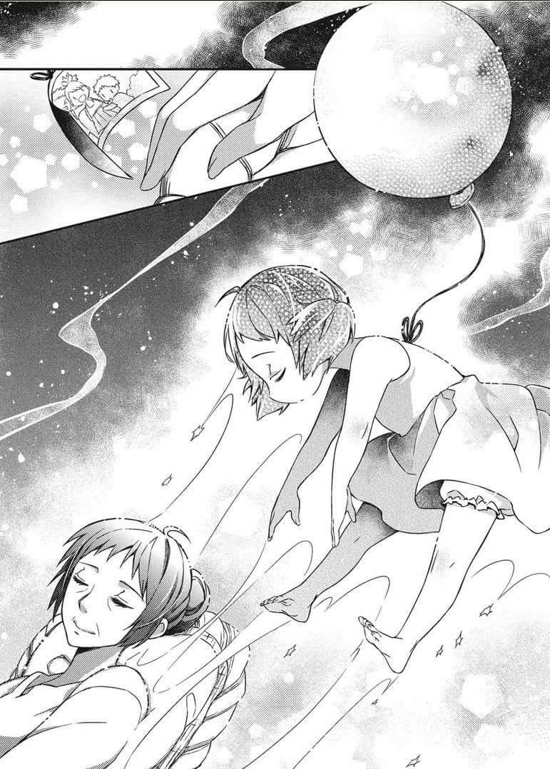 ascending, balloon, child, old_woman, photo_(object)