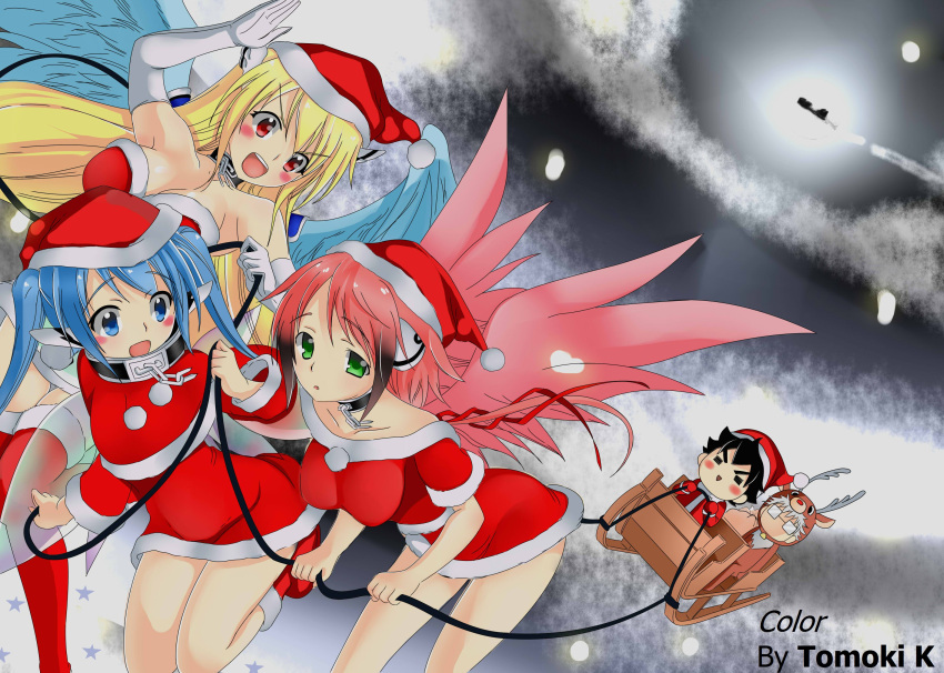 astrea, highres, ikaros, nymph_(sora_no_otoshimono), sora_no_otoshimono, tomoki_k