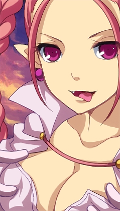 1girl, braid, breasts, cape, chrono_trigger, cleavage, earrings, enoo