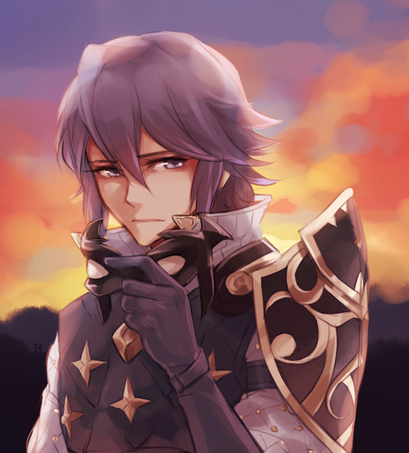 1boy, fimyuan, fire_emblem, fire_emblem:_kakusei, fire_emblem_if, gloves, grey_hair, lazward_(fire_emblem_if)
